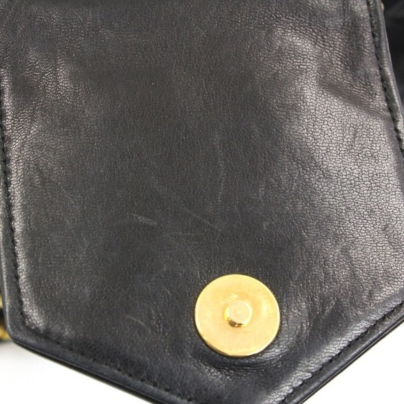 Chanel Chain Shoulder Bag Tassel Matelasse Lambskin Black - Picture 4 of 7